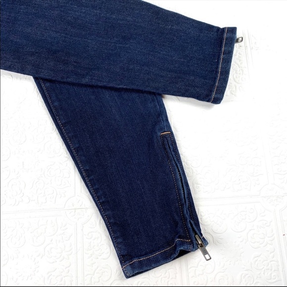 Current Elliot Cropped Zip Ankle Jeans SZ 27 - Picture 2 of 5